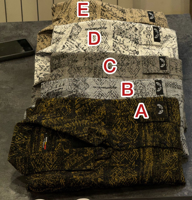 پیراهن کنفی مردانه طرح گلیم در ۵ رنگ شیک و زیبا