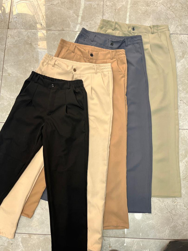 شلوار مازرلتی نیم بگ مردانه در رنگ بندی کامل | فوقالعاده خنک و سبک و با کیفیت