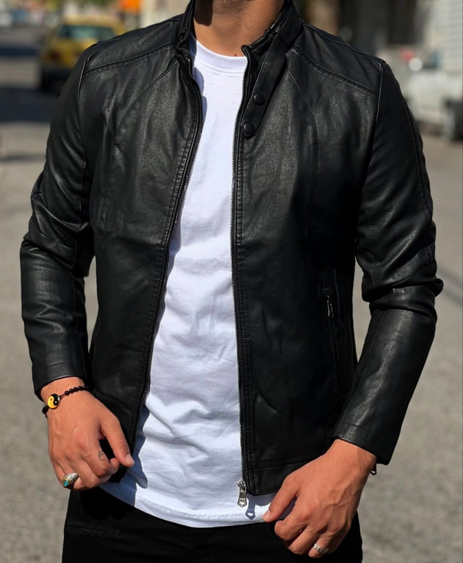 کت چرم وارداتی مردانه با کیفیت تضمینی و گارانتی صددرصد کد ۲