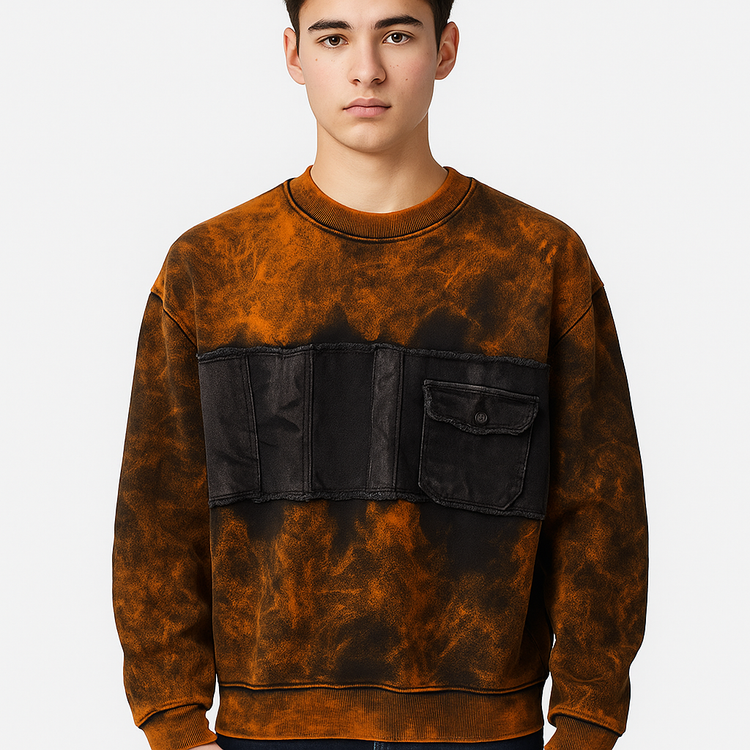 دورس یقه گرد کاستوم شده گرماژ بالا داخل حوله ای | کیفیت پرمیوم vip کد A6