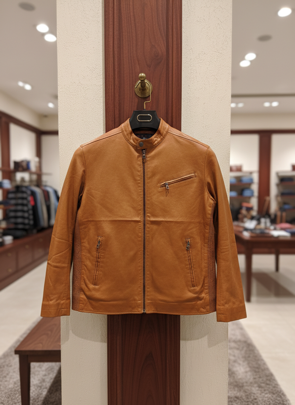 کت چرم عسلی وارداتی با بهترین کیفیت و تضمین بهترین قیمت