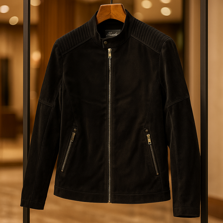 کت چرم مشکی وارداتی با بهترین کیفیت و تضمین بهترین قیمت کد C2876