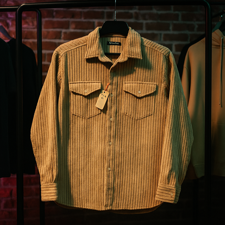 پیراهن کبریتی پشمی کرم مردانه فوقالعاده خفن و جذاب | اورجینال دیلم