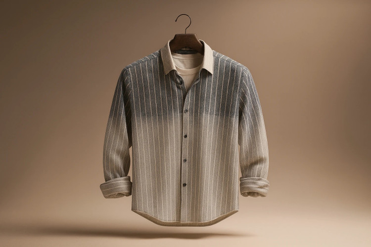 پیراهن راه راه میله ای سنگشور فوقالعاده جذاب ترند 2025