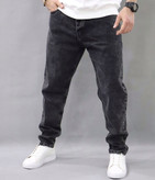 شلوار مافیت ذغالی بدون زاپ مردانه پارچه کجراه پنبه گرماژ بالا کد ۶۱