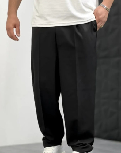 شلوار پارچه ای بگ مازراتی مشکی مردانه | اورجینال دیلم