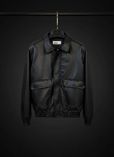 جکت چرم لش مشکی مات خفن و فوقالعاده با کیفیت