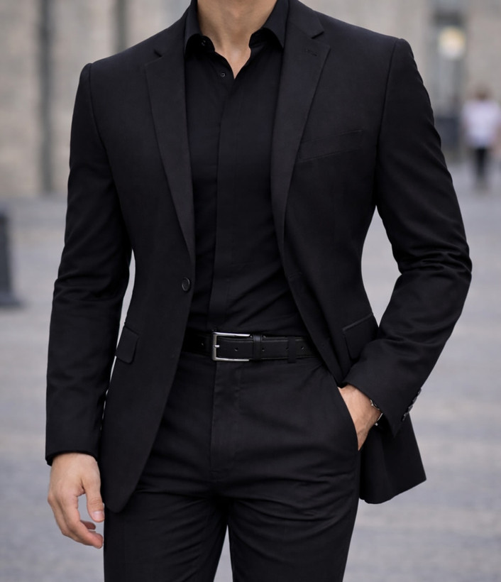 پیراهن مشکی پارچه ساتن یقه خرگوشی اعلا پارچه هندی