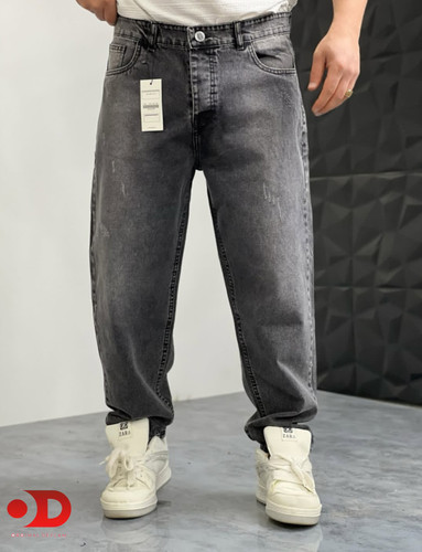 شلوار مام فیت ذغالی روشن سنگشور مردانه کیفیت عالی کد ۷۵۷